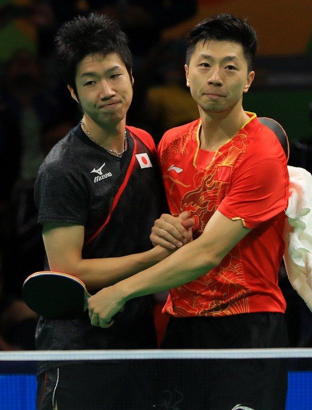 关于韩国乒乓球队鏖战日本乒乓球队，水谷隼送出助攻的信息